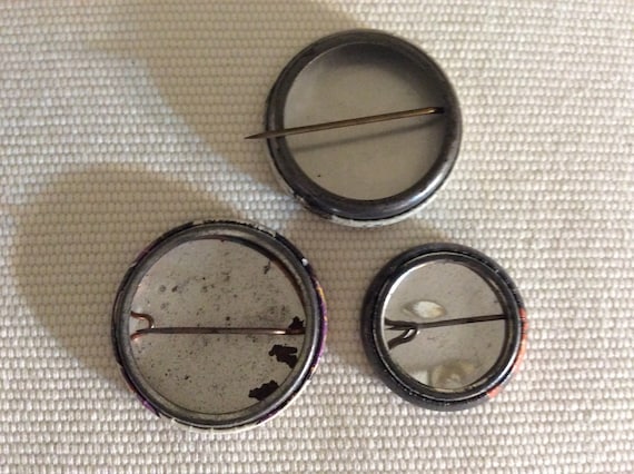 Original Vintage Adam Ant Pin Set of Three Buttons Ba… - Gem