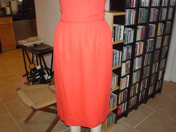 Lipstick Red Hot Sleeveless Dress with Adorable B… - image 3