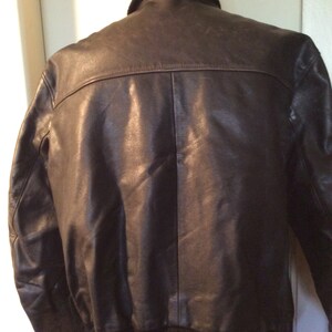 German Leather Shawl Collar Car Coat image 4