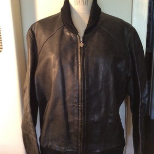 German Leather Shawl Collar Car Coat image 1