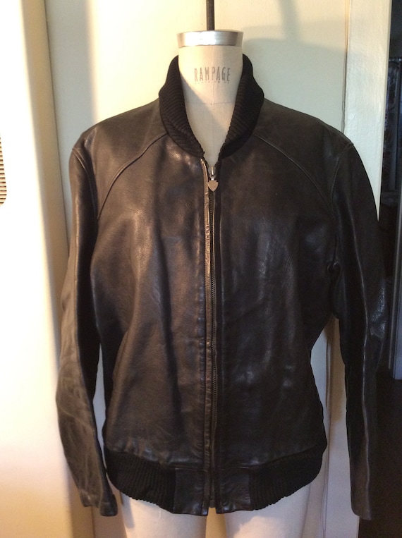 German Leather Shawl  Collar Car Coat