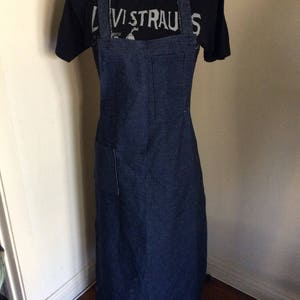 Indigo Denim Work Shop  Apron
