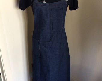 Indigo Denim Work Shop  Apron