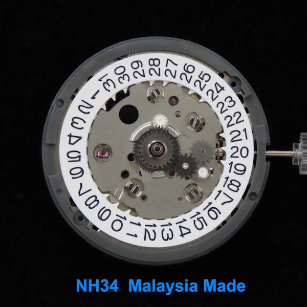 Seiko (TMI) NH34 Movement White date wheel for 3 O'clock