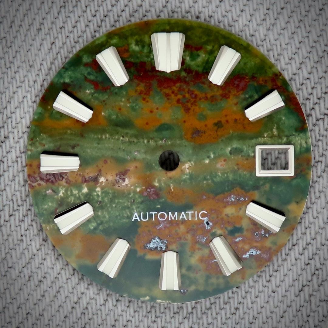 Dial Maker-ocean Agate Dial Stone for Seiko Mod NH35 - Etsy