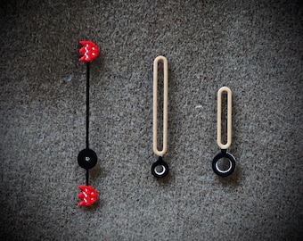 Dial Maker -  Homage Pac Man Hands for Seiko Mods