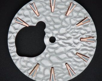 Dial Maker -Hammered Pattern Gradient Green Dial For Seiko Mod NH38