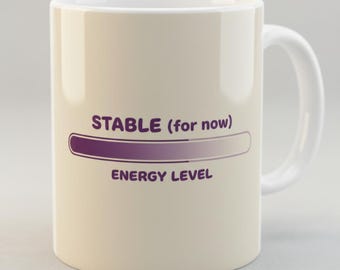Stable For Now Coffee Mug | Retro 90s Humor Mug, Funny IT Gift, Sysadmin Gift, Programmer Mug, Geek Coffee Cup, Tech Office, Developer Mug