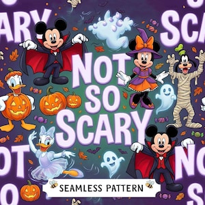 Digitales Papier „Halloween-Mäusefreunde“ (JPG) | Vampire, Hexen, Mumien – Nicht so gruselig