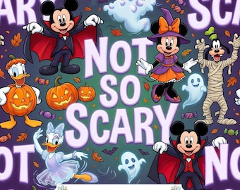 Halloween Mouse Friends Digital Paper JPG | Vampires, Witches, Mummies - Not so Scary