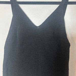 Maeve by Anthropologie ブラック ニット Vネック タンクトップ セーター サイズ L 画像 3