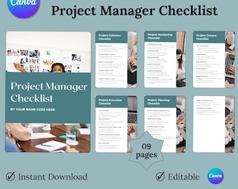 Projekt-Manager Checkliste, Businessplanner-Leitfaden, Aufgaben-Planer Checkliste, Team-Arbeitsablauf, Team-Manager, Projekt-Planer