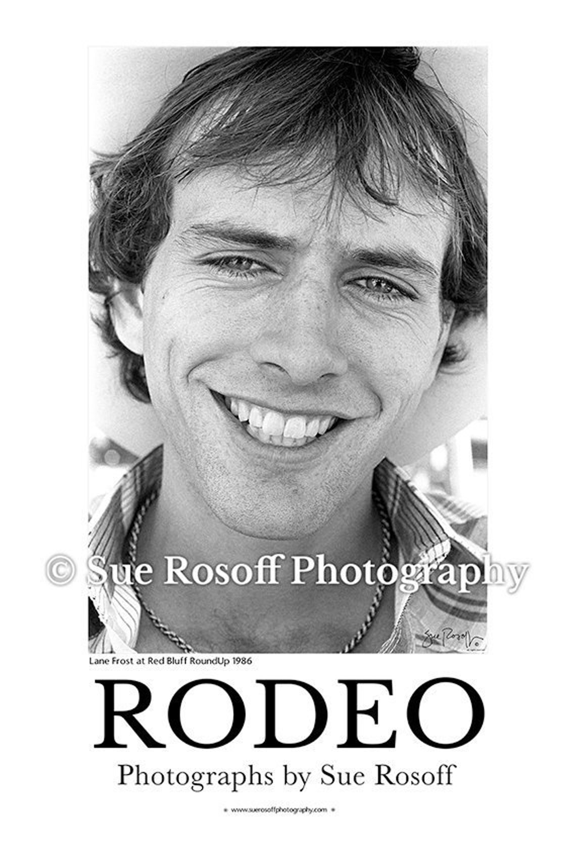 Lane Frost 1986 bei Red Bluff RoundUp 12 x 18 | Etsy