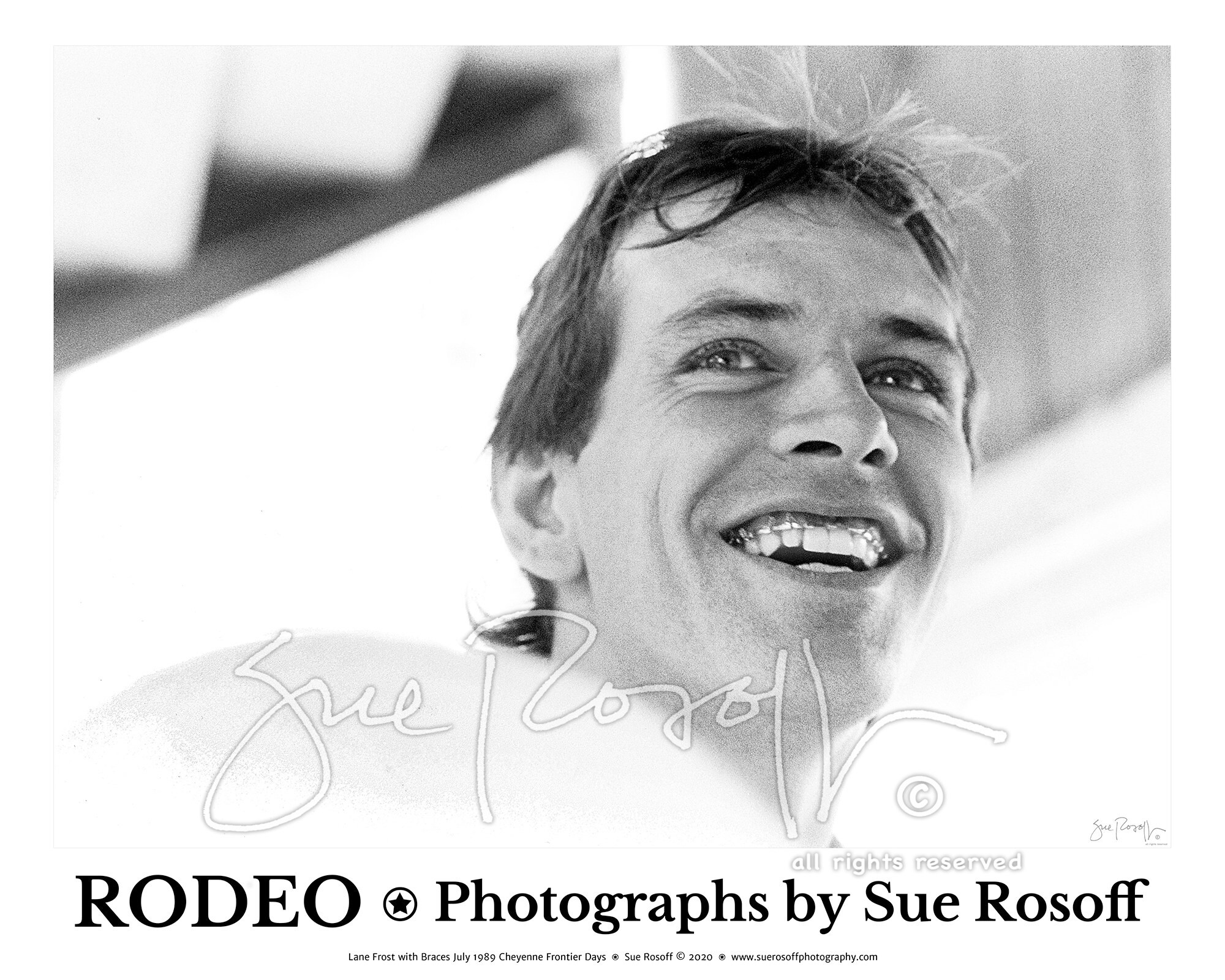 Lane Frost With Braces, Smiling, Last Week at Cheyenne 1989, Home