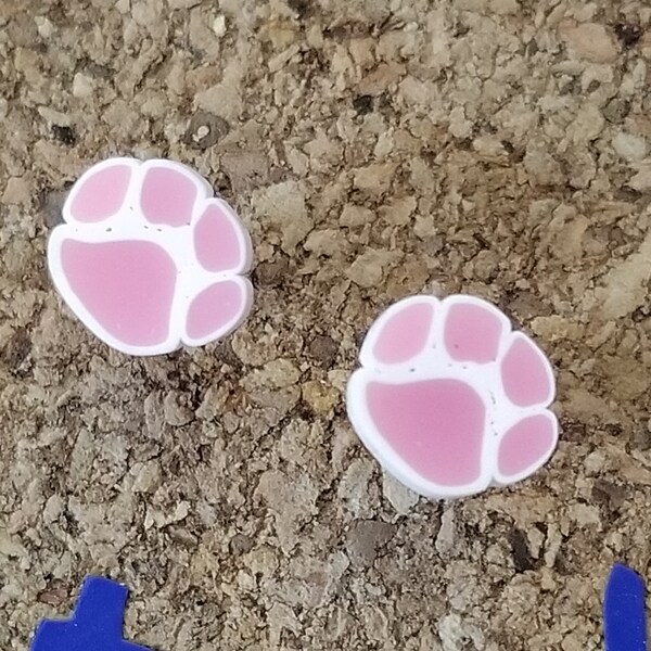 Paw print-mini puppy love earrings