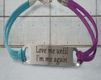 Suicide Awareness bracelet- suicide aware love me