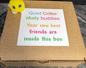 Quiet Critters Study Buddies - Set of 25: Teacher Gift, Classroom Aid, Literacy Tool