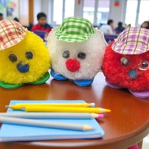 Snuzzletops Study Buddies – 12 Literacy Helpers in Egg Carton for Teachers & Kids