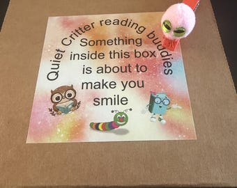 Quiet Critters Reading Buddies – Set of 30, Reading Buddy Clips, Classroom Management Tools