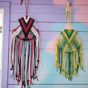 Makramee Wandbehang Boho Wall Art / Moderne Boho Dekor