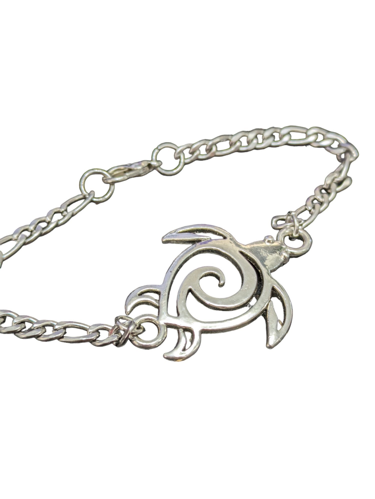 Bracciale Regolabile Con Zirconi A Tartaruga E Pesce, Elemento Mare, Per Donna