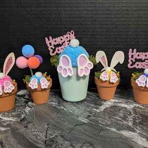 Easter Bunny Butt Terra Cotta Pot: Whimsical Spring Decor