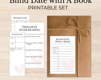 Blind Date with a Book Printable Set (PDF Download)