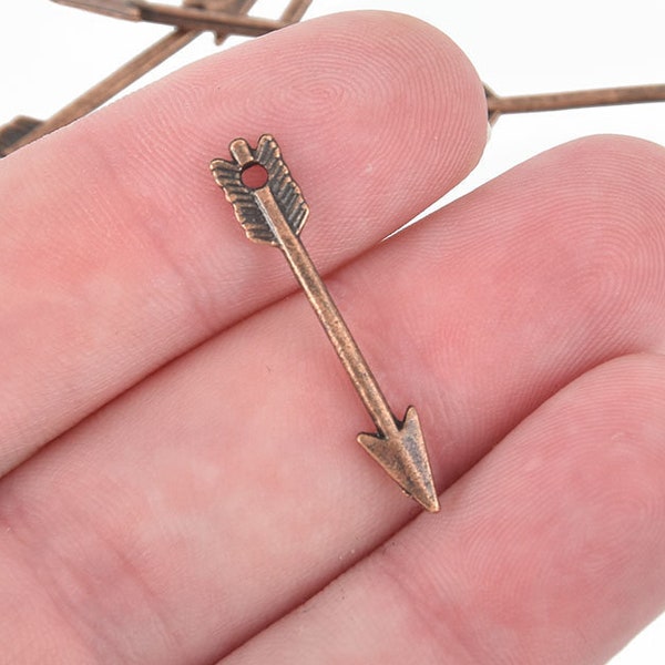 10 Copper ARROW Charms, 29mm chs4980a