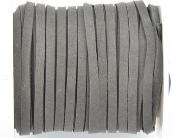 Suede Lace Cranberry 1//8/" x 25 yds. by Realeather Made in USA 3.2 mm x 22.8 M