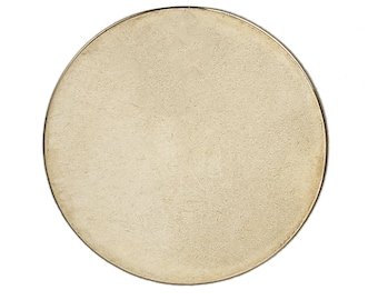 5 GOLD Stainless Steel Metal Stamping Blanks Charms ( 20mm, 3/4" ), ROUND Circle Disc, no hole, golf ball markers, 19 gauge, msb0447
