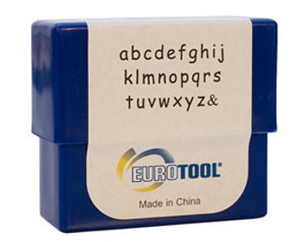 3mm SIENA LOWER CASE Font EuroTool Metal Alphabet Letter Stamping Set,  tol0476