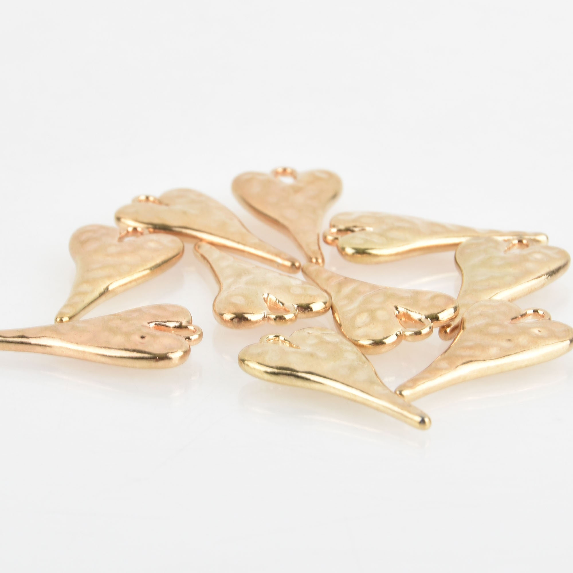 【片方】agete♡gold charm✩.*˚ Shy Creation Diamond Geometric Necklace 1/8 ct tw 14K Yellow