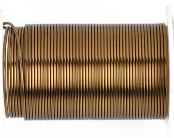 16ga VINTAGE BRONZE Craft Wire, Tarnish Resistant Craft Wire, wire wrapping, BeadSmith Wire, 8 yards (24 feet) spool wir0087