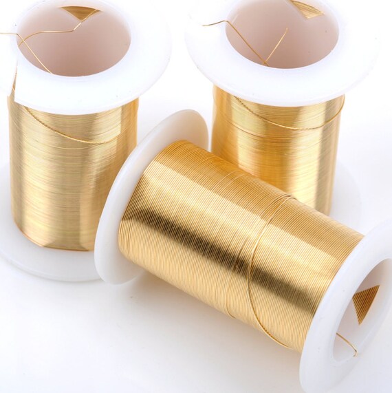 BeadSmith Craft Wire 24 Gauge GOLD PLATED