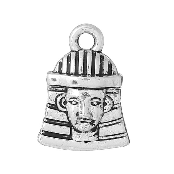 10 Silver EGYPTIAN PHARAOH SPHINX Charm Pendants chs1565