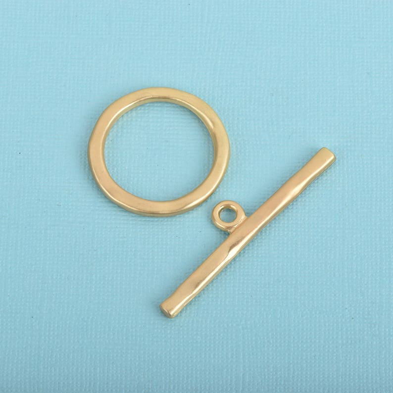 10 Sets Stainless Steel Silver Metal Circle Toggle Clasps fcl0225
