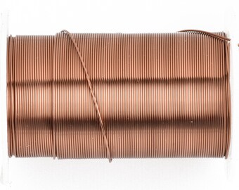 24ga ANTIQUE COPPER Craft Wire, Tarnish Resistant Craft Wire, wire wrapping, BeadSmith Wire, 30 yards (90 feet) spool wir0084