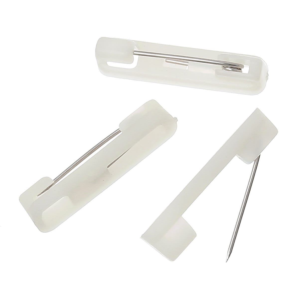 25 Name Badge or Brooch Pin Backs plastic with metal pin Etsy