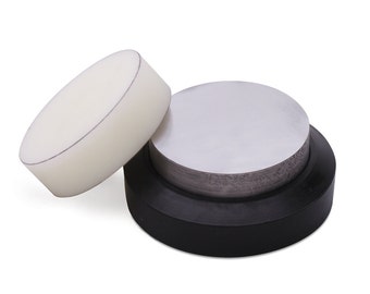 Bench Block Helper with Rubber Base, Steel and Nylon Stamping Blocks, tol0344