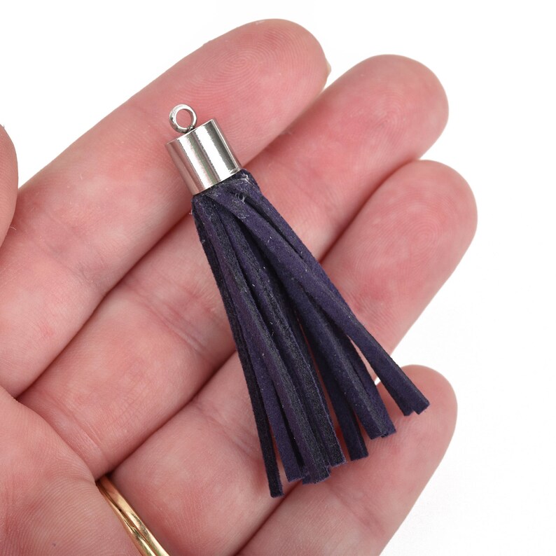 10 Stainless Steel Tassel Caps for Kumihimo Jewelry Leather Etsy