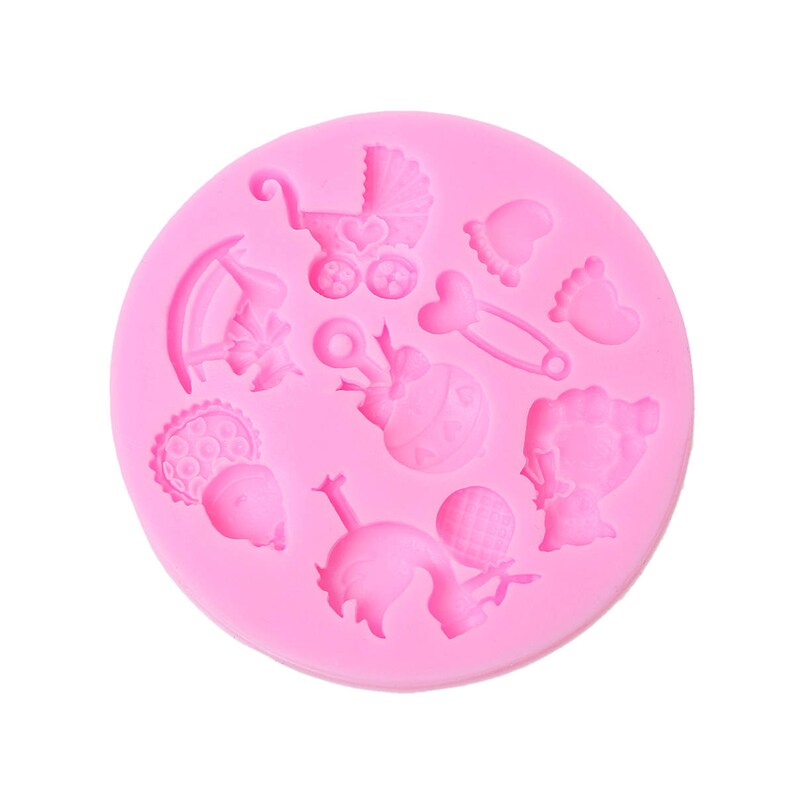 3-14 mold makes 9 different shapes Silicone Mold to make shaped cabochons tol0818 reusable BABY THINGS Resin Mold kawaii