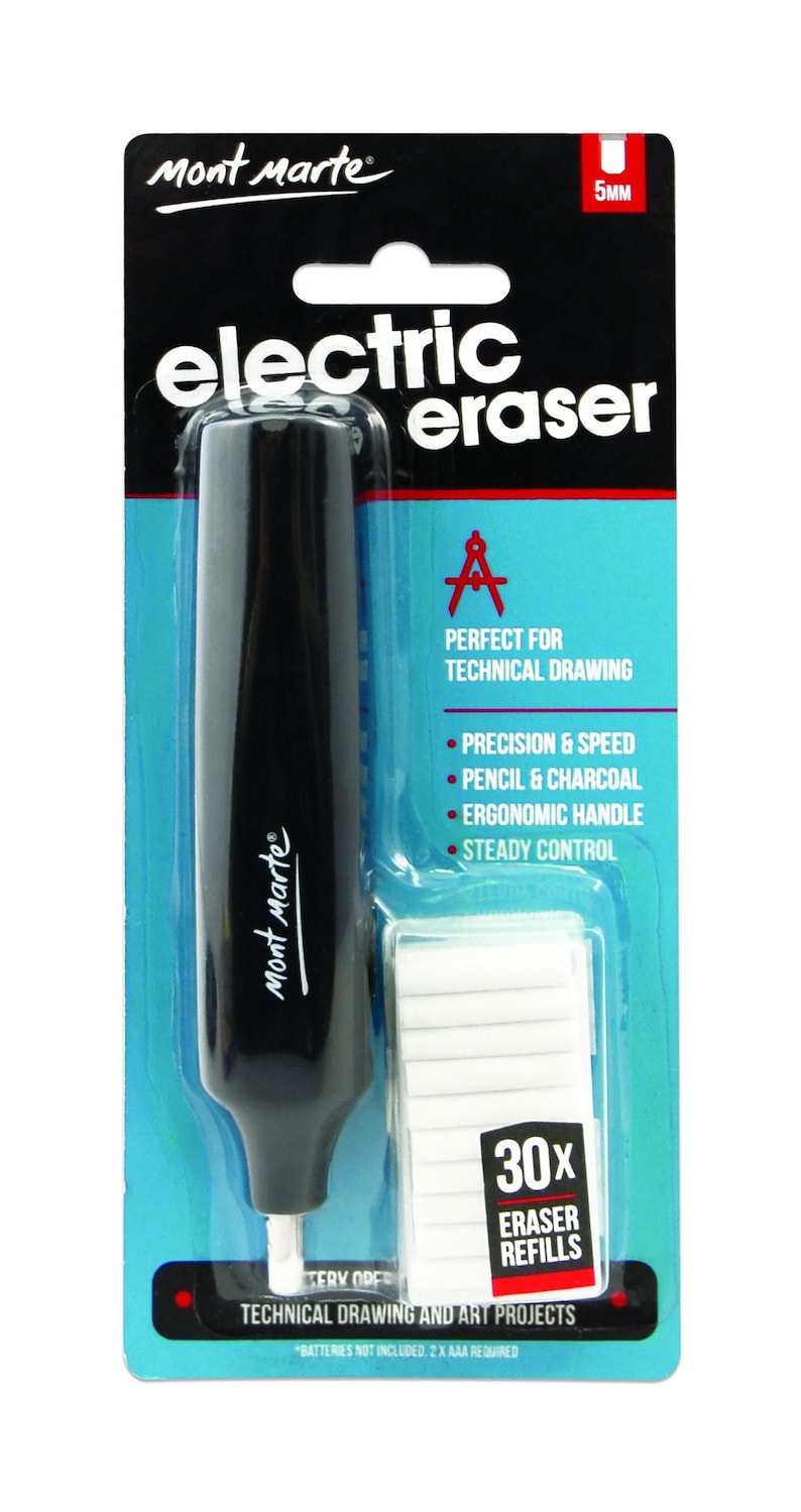 Electric Eraser With 30 Pc Erasers Pen0010 Etsy