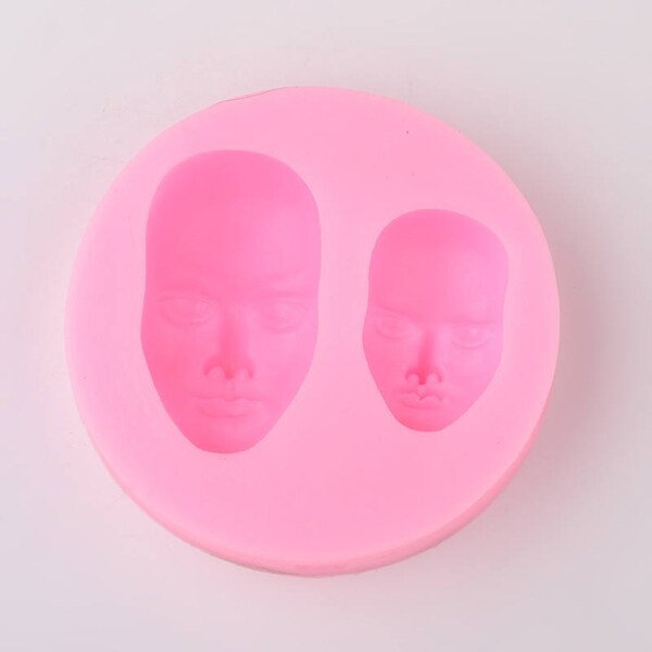 FACES RESIN Mold, Silicone Mold for jewelry, candy making, Ice Resin, reusable, tol0758