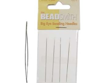 Big Eye Beading Needles, 2.125" 4pk, tol1149