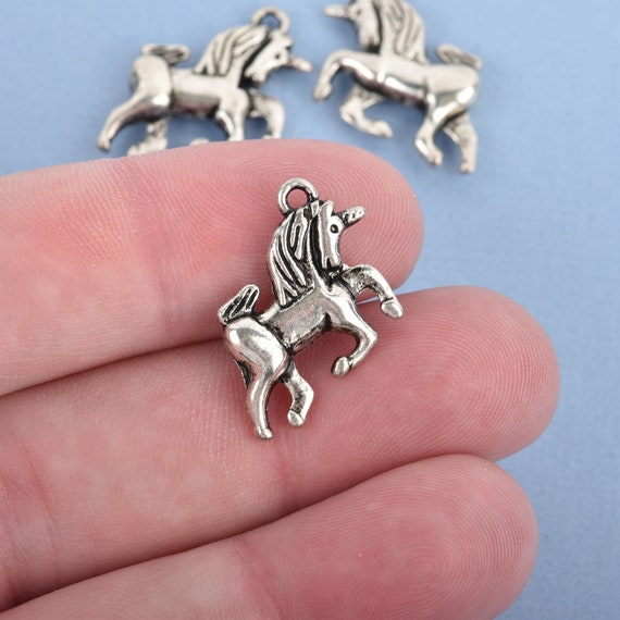 8~50pc unicorn horse antique silver charms pendants jewelry DIY 23*14mm 8~50pc unicorn horse antique silver charms pendants jewelry DIY 23*14mm