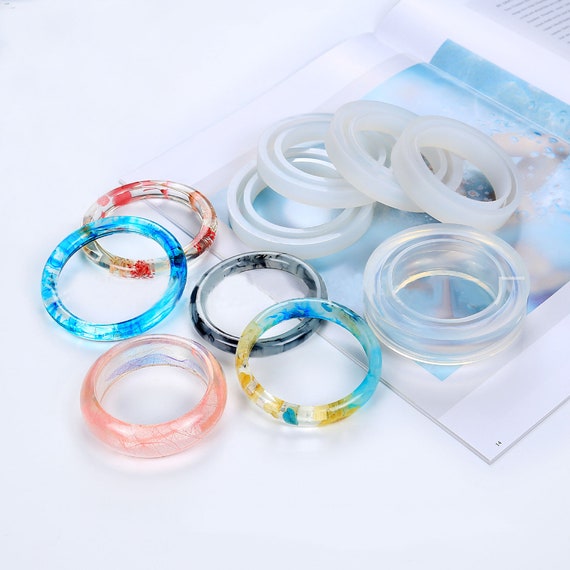 Amazon.com: 4 Size Silicone Bangle Mold Clear Round Bracelet Jewelry  Casting Resin Mould (Normal) : Arts, Crafts & Sewing