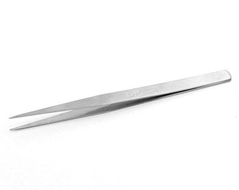 Jewelers Tweezers . Straight Head 6" long TOL0009