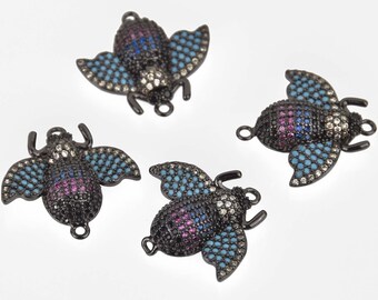 小物 bee Vintage Little Bee Brooch for Women Men Fashion Crystal