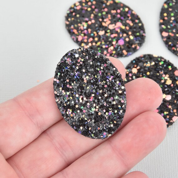 Faux Glitter Charmed Earrings Faux Glitter Charmed Earrings