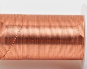 28 ga COPPER CRAFT WIRE, Tarnish Resistant Craft Wire, wire wrapping, 28 gauge 40 yards (120 feet) spool wir0047